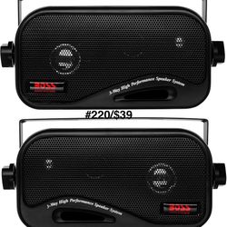 BOSS Audio Systems AVA6200 3 Inch Enclosed Box Stereo Speakers