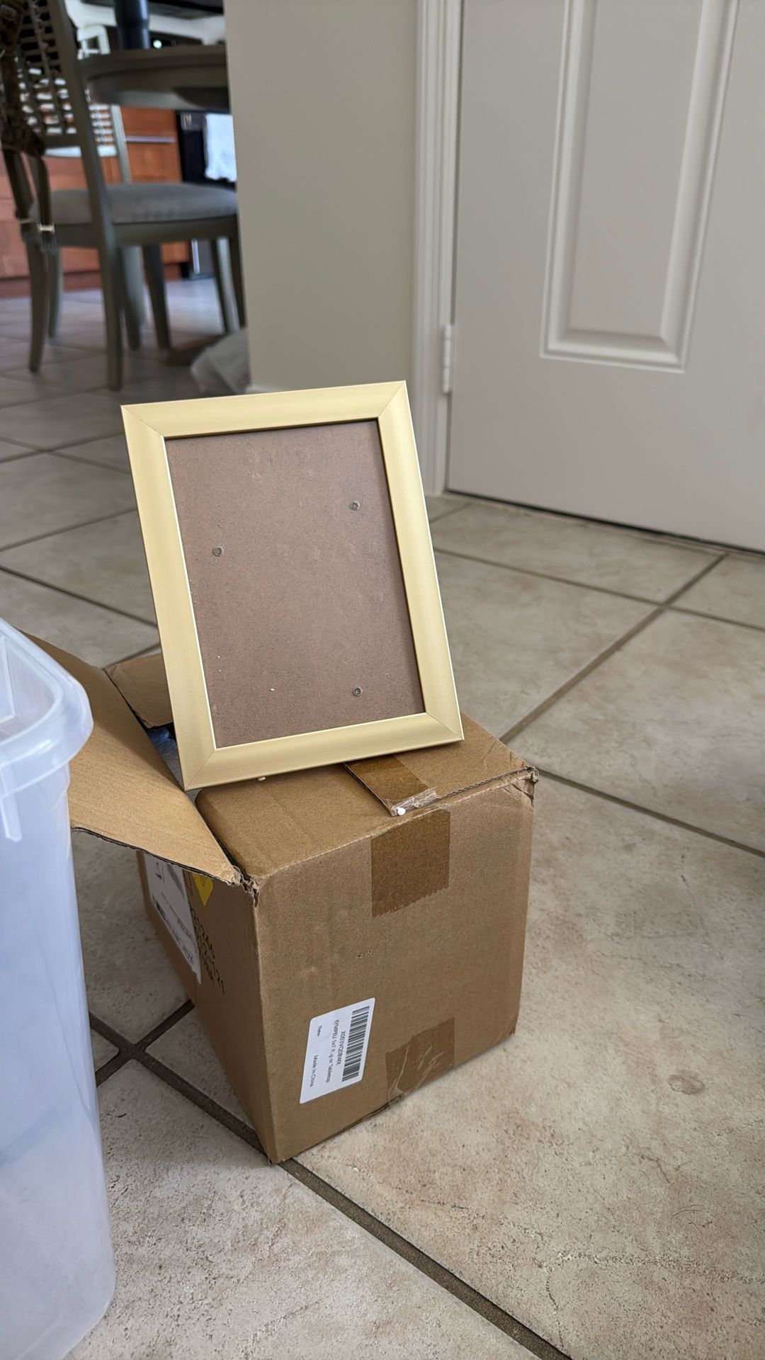 Gold photo frames