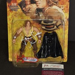 🔥 Kevin Sorbo autographed Hercules action figure JSA COA 🔥