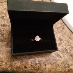 Rose Gold Engagement Ring 