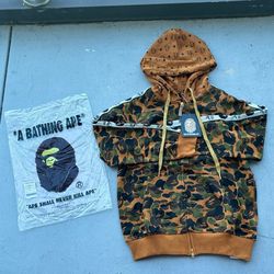 Mcm Bape Zip Up Hoodie