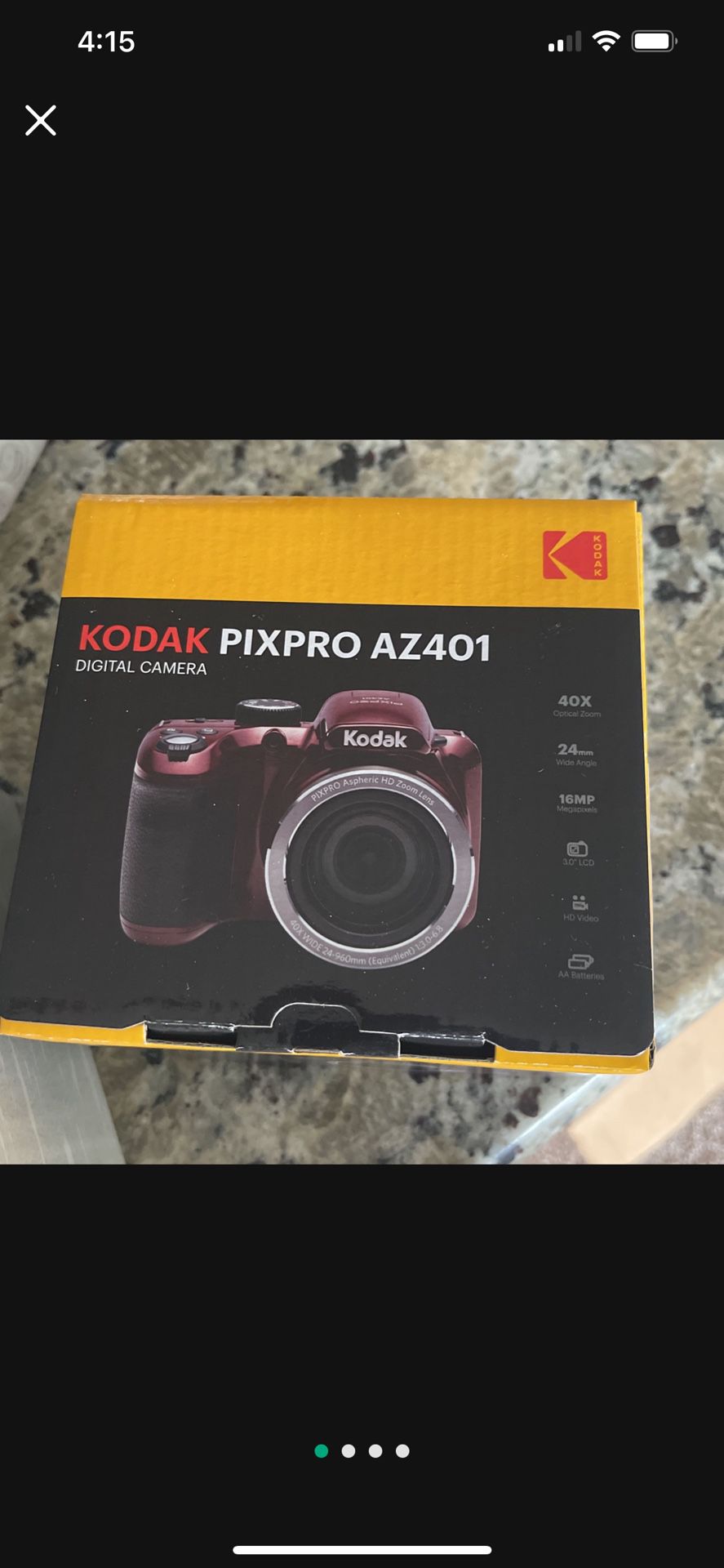 Brand New Kodak pixpro az401 Camera 