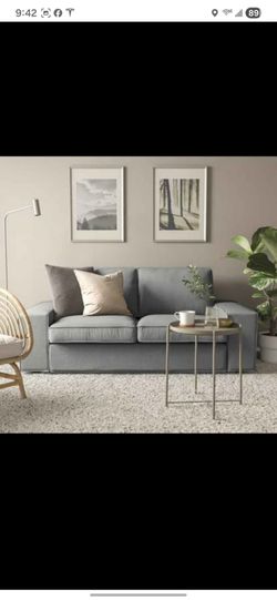 Ikea KIVIK Loveseat, Tibbleby beige/gray ( $150 off from retail )