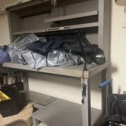 Huge Wooden Workbench 