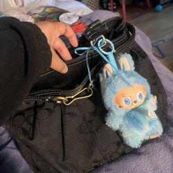 Coach Bag With Keychain 