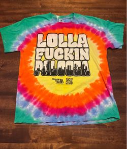 Lollapalooza Tie-Dye Graphic T-Shirt LARGE