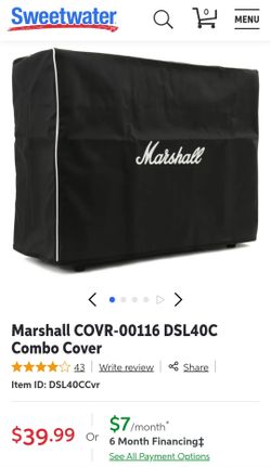 Marshall dsl40c Amp Cover