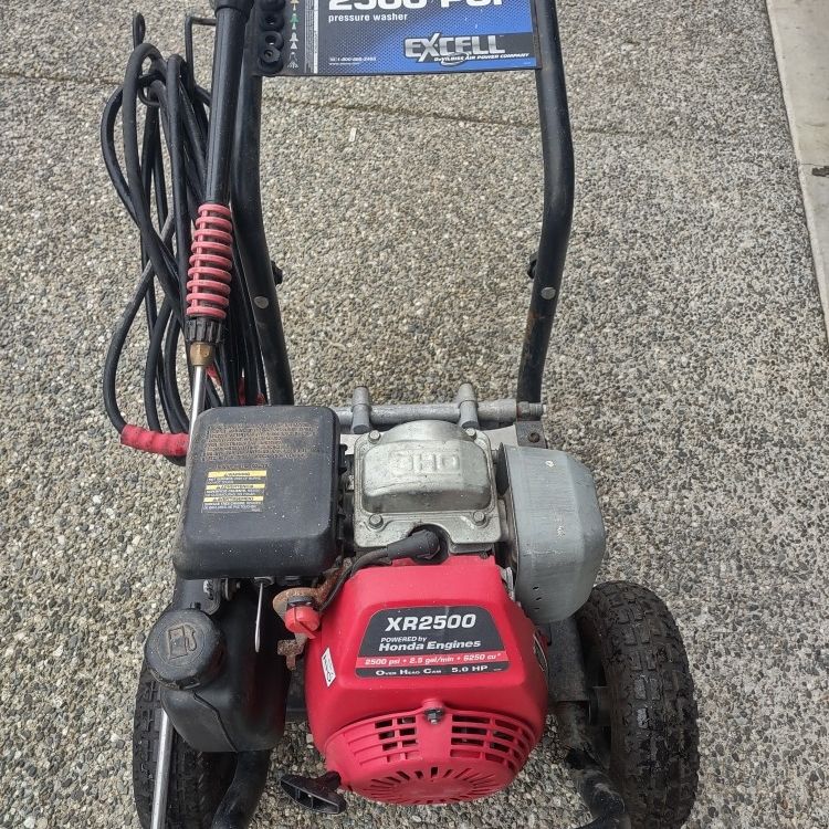 Excell 2500 pressure washer 2024 with honda engine