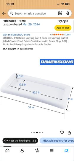inflatable serving bars