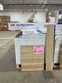 $1.99 s/f Super Durable Vinyl Click Flooring — 100% WATERPROOF