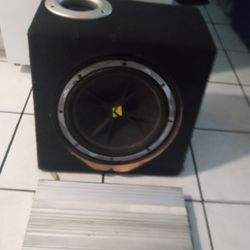 Kikker 12 Inch And Amplifier 1000 Watts 