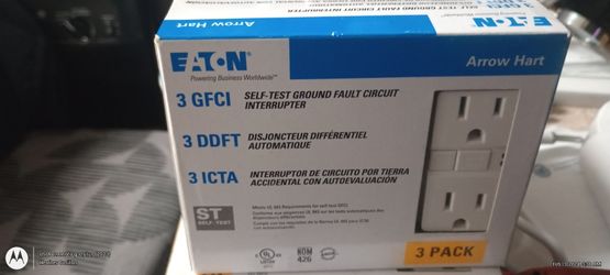3pack GFCI Outlets
