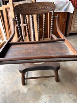 Vintage potty chair