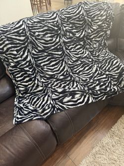 Zebra Throw Blanket