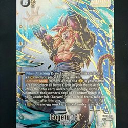 Gogeta : GT FB09-123 Alternate Art Dual Evolution Dragon Ball Card English