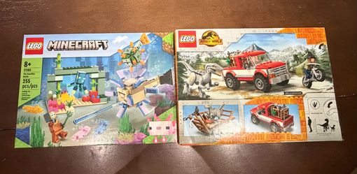 Lego Minecraft and Jurassic World