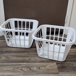 Laundry Baskets, 17"LX17"WX10"H, Baskets (2 pcs)
