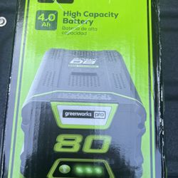 Green Works pro High capacity 80V  4ah