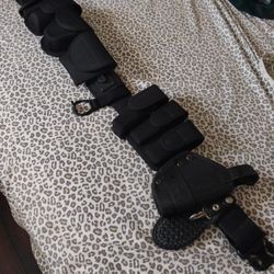 Security Guard Full Black Tactical Belt