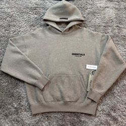 Essentials dark oat hoodie 
