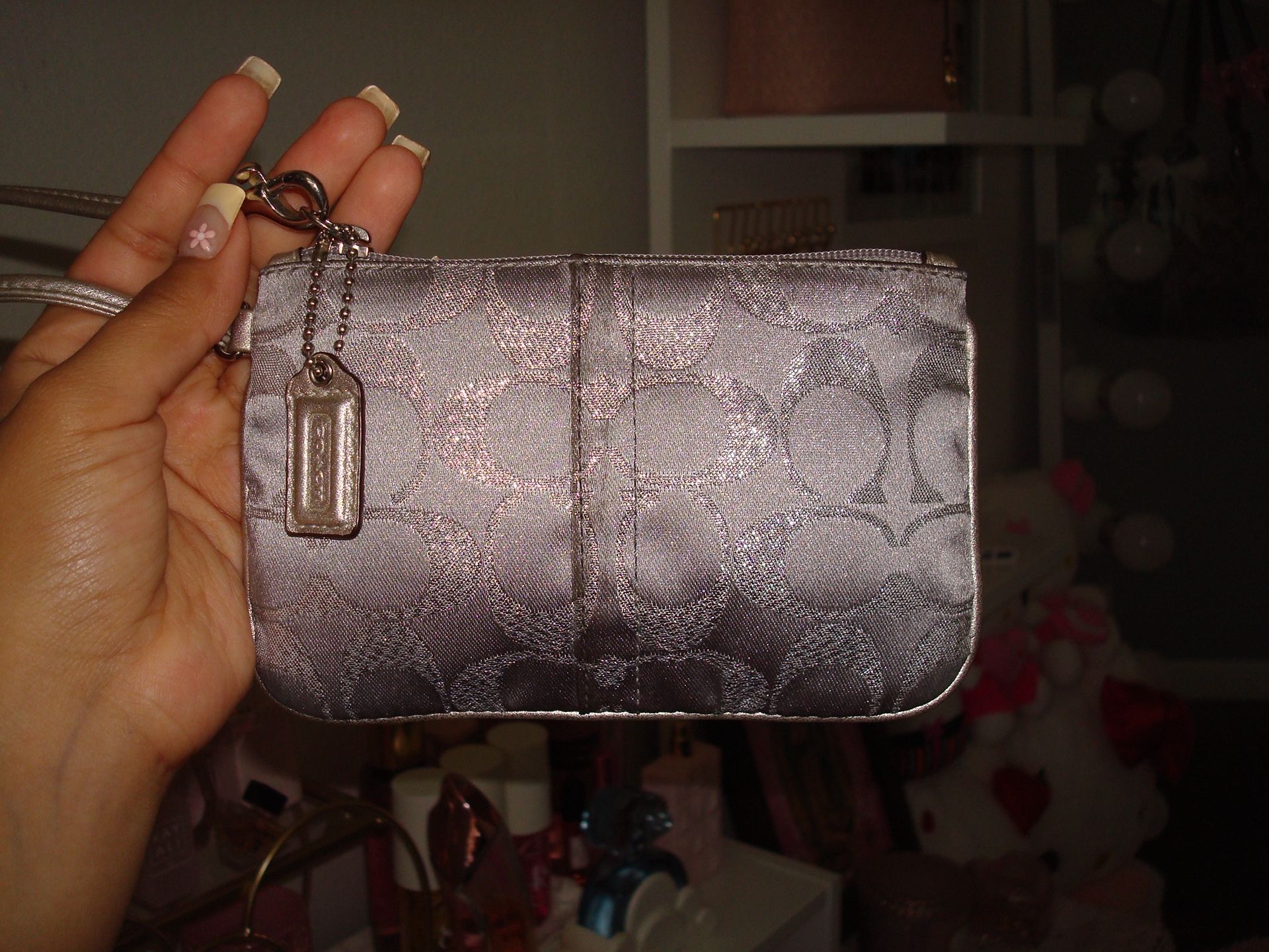 Silver Wristlet