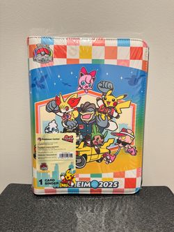 2025 Pokemon World Championships 9 Pocket Card Binder Anaheim Exclusive