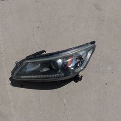 13 To 15 Headlight Honda Accord Sedan Driver Side Halogen
