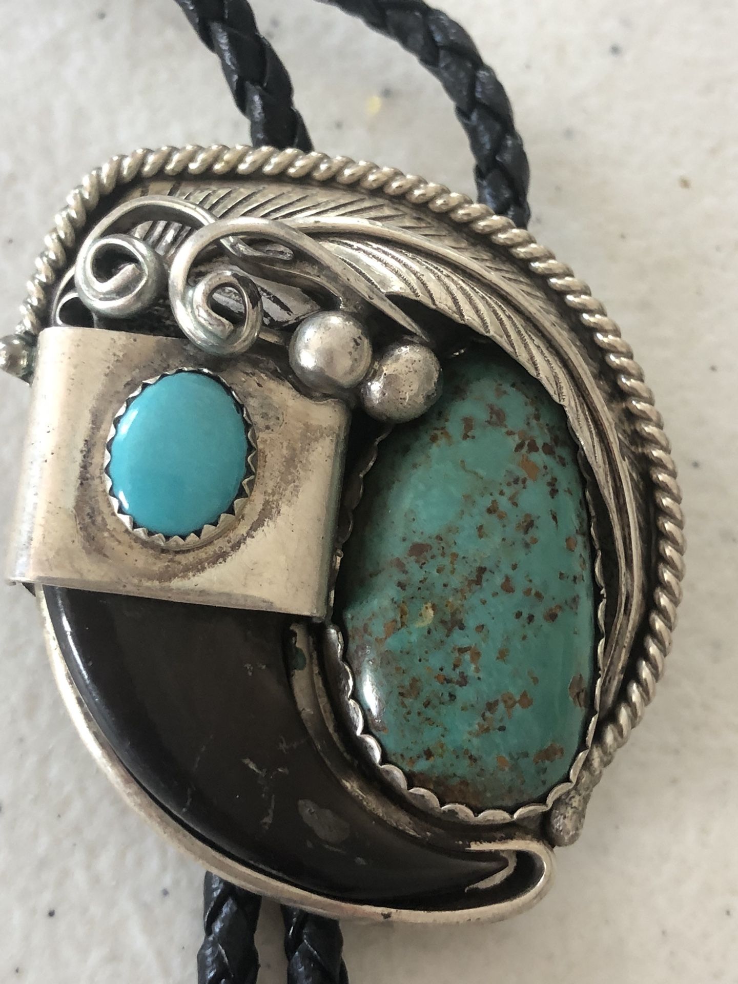 Benjamin Piaso Turquoise Bo Lo Tie