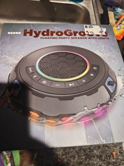 ION HydroGroove Floating Party Speaker with Lights