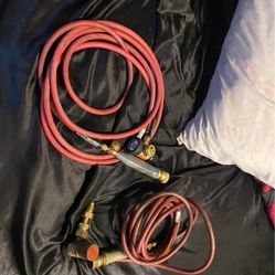 Impact Drill Milwaukee And Turbo Torch With One Tip And Adapter 