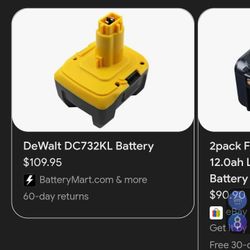 DeWalt 20v Battery Ad