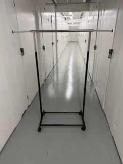 Clothes rack with cover $30obo