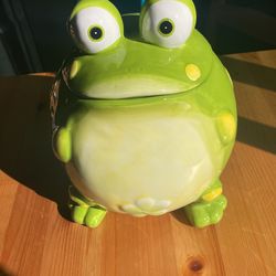Frog Cookie Jar