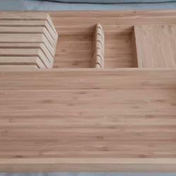 IKEA VARIERA Utensil/Knife Bamboo Organizer Tray