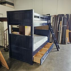 Twin Bunk Bed And Mattress 
