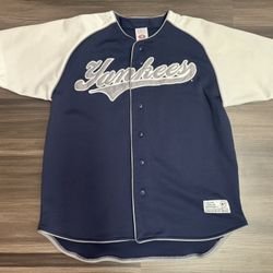 Vintage True Fan New York Yankees Derek Jeter #2 MLB Baseball Jersey Adult Large