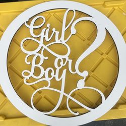 Boy Or Girl Sign 