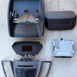 Factory Ford Transit Radio + Bezel + Dash Trim + Clock – Fits 2015–2019