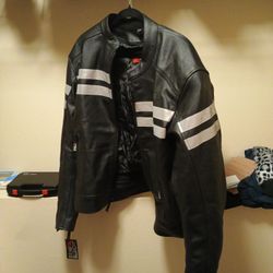 Armor Track Riders Leather Jacket 