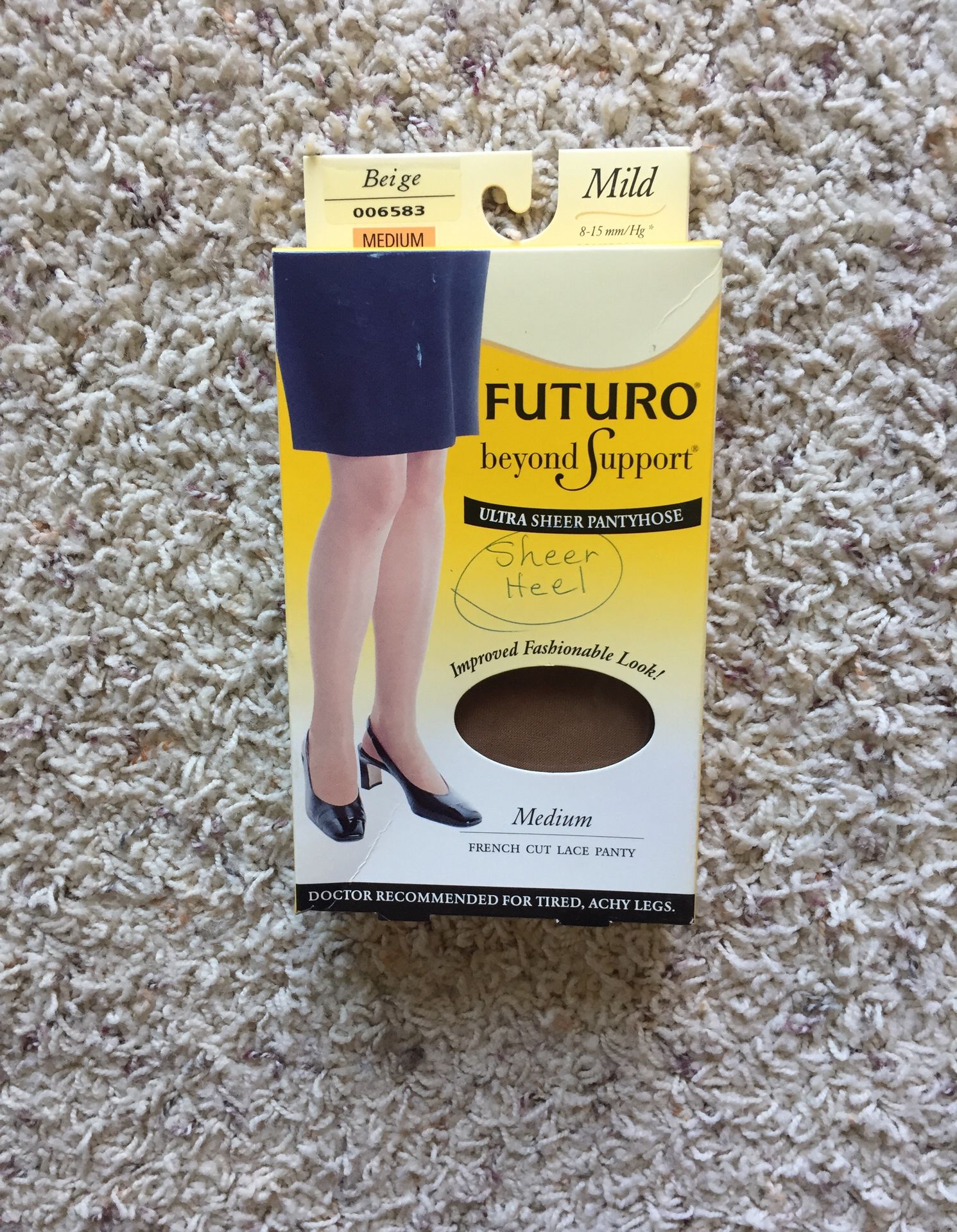 NEW Futuro support ultra sheer pantyhose.  