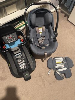 Infant car seat with base