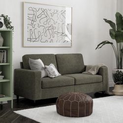 DHP Cooper 3 Seater Sofa, Gray Linen 