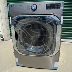 LG ThinQ Gas Dryer Front Load XL Capacity 9.0 Cuft Stainless 