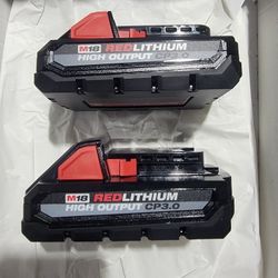 Milwaukee Batteries 18v 3.0