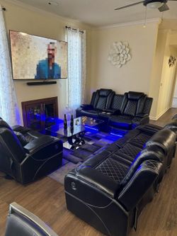 Brand New Power Reclining Sofa Set