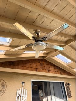 Outdoor metal fans