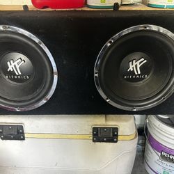 Hifonics Dual 12” Subwoofer Box – Loud Bass, 