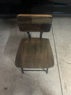 Wooden Chairs With Metal Frames