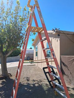 Werner platform ladder