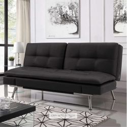 EUROLOUNGER RAVENNA FUTON | Leather | Dark Brown